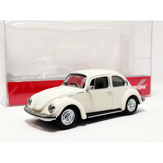 Herpa 421096 , Volkswagen Garbus 1303, Biały, Skala 1:87